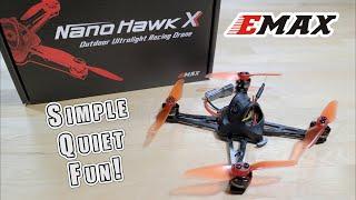 Quiet and Safe Drone for Beginners // EMAX Nanohawk X Review 