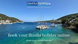 Book your flotilla online with Nautilus Yachting