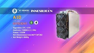 Innosilicon A10 PRO 7G 720M ETH/ETC Miner #crypto #ethereum #cryptomining #btminers