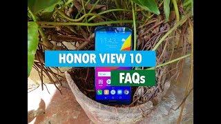 Honor View 10 FAQs- Sensors, USB OTG, LED Notification, Fast Charging, Dual VoLTE and More
