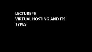 Lecture 05: virtual hosting || DI-322 || in Urdu hindi |@innovateITzoneofficial