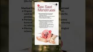 Resiko berhubungan seks saat menstruasi #fyp #kista #reproduksi #keputihanabnormal #kesehatanwanita