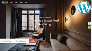 Nuss Hotel Booking Website  WordPress Themes & Templates 