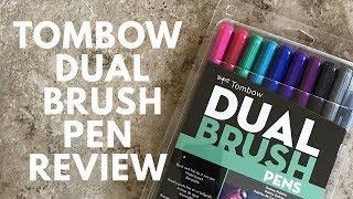 Tombow Dual Brush Pen Review || Galaxy Palette