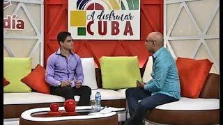 Leyber Gómez, entrevista en el programa Al Mediodia de la televisión cubana