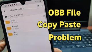 Obb File Copy Paste Problem | Obb File Copy Paste Kaise Kare | Android Obb File Problem