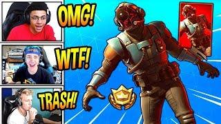 STREAMERS REACT TO *NEW* BLOCKBUSTER SKIN! *EPIC* Fortnite SAVAGE & FUNNY Moments