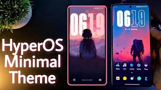 HyperOS Minimal Theme For Any Xiaomi Devices | New Anime System Ui | #hyperos