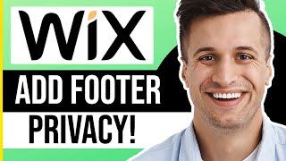 How to Add Footer Privacy Policy in Wix Website (Tutorial)