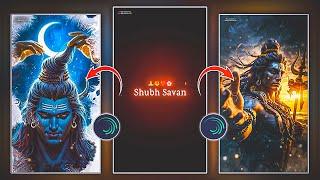 Coming Soon Sawan Status Editing | Mahadev Video Editing Alight Motion