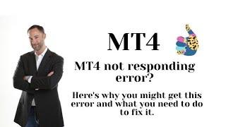 MT4 not responding? Here's why you might get an MT4 not responding error and how to fix it.