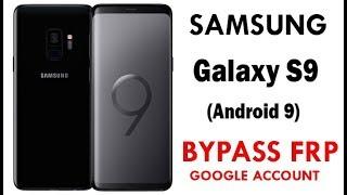 Galaxy S9 FRP/Google Lock bypass (Android 9) without PC No Talkback New method