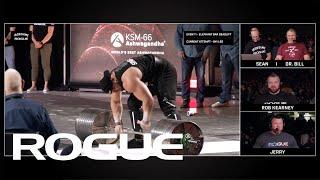 Evan Singleton | Rogue Elephant Bar Deadlift | Attempt 3 | 2024 Arnold Strongman Classic