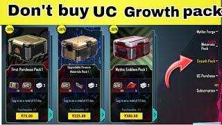 Don’t Buy UC Growth Pack in BGMI || Growth pack scam || Glitch