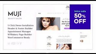 Muji | Beauty Shop & Spa Salon WordPress Theme | Themeforest Templates