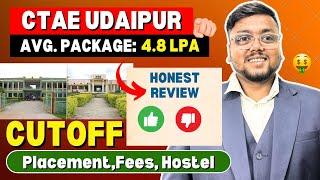 CTAE Udaipur Review 2024  | CTAE Udaipur Cut off JEE Main | REAP Counselling 2024 | REAP Cutoff