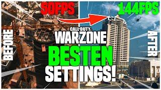 die BESTEN WARZONE EINSTELLUNGEN für MEHR FPS! (Meine PC Einstellungen)