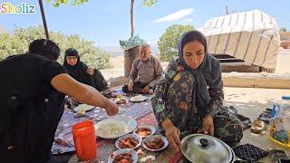 Village Craftsmanship: Building Doors and Windows, Culinary Delights by Narges, and Family Feasting"