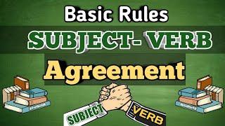 SUBJECT- VERB AGREEMENT | BASIC RULES | ENGLISH GRAMMAR | Yourdaisteny