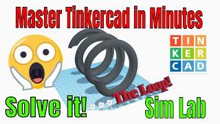 A Loop Challenge in the Tinkercad Sim Lab Free File Can you solve it?