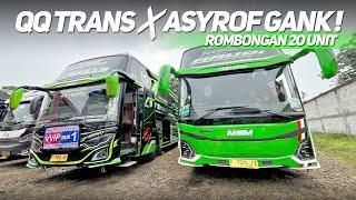 ROMBONGAN 20 UNIT ASYROF GANK X QQ TRANS‼️HEBOHKAN PARKIRAN WISATA AMTC SERPONG‼️