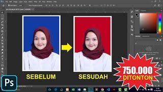 Cara Mengganti Warna Background Pas Foto di Photoshop