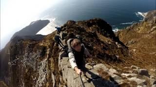 The real 'one man's pass' - Slieve League, Donegal