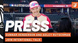 Gunnar Henderson and Adley Rutschman Join Intentional Talk | MLB Network | Baltimore Orioles