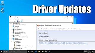 How to Install/Update Drivers in Windows 10