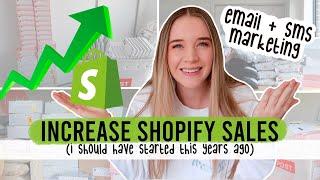 Best Email and SMS marketing app for Shopify - Increase sales - super fast and easy!