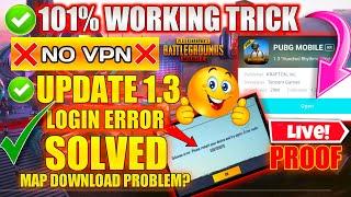 PUBG KR Login ProblemUnknown Error Fixed | PLAY PUBG WITHOUT VPN | PUBG KR MAP DOWNLOAD PROBLEM