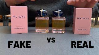 Fake vs Real Armani My Way Perfume