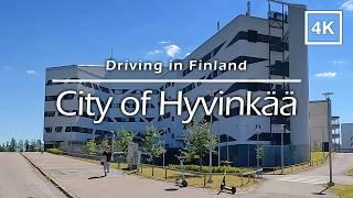 Driving in City of Hyvinkää, Finland - 4K