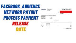 Facebook audience network ads earning Payout process, payment date release,- new update 2020