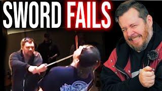 The WORST internet SWORD FAILS #1 - The Darwin Awards