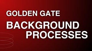 Oracle Golden Gate Background Processes