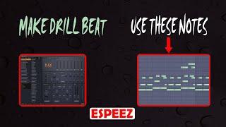 Making a UK Drill beat using stock plugins(FL Studio tutorial)