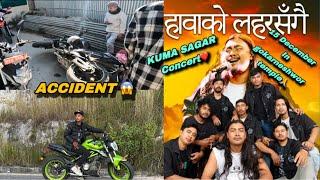 ACCIDENT VAYO//KUMA SAGAR CONCERT IN GOKARNESHWOR TEMPLE//DATE 15 December️//@chhiringvlogs7156