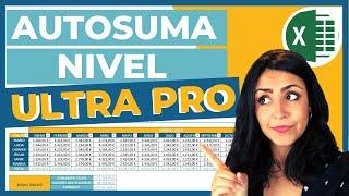 AUTOSUMA:  Cómo SUMAR en EXCEL AUTOMATICAMENTE (Con TRUCOS AVANZADOS ) - AUTOSUMA en EXCEL