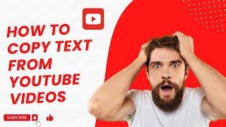 How to Copy Text from YouTube Video into Notepad | Best AI Tool