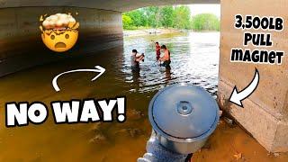 Amazon’s #1 BEST Magnet Pulls EXPENSIVE Treasure From a Deep Hole Below a Bridge! (Magnet Fishing)