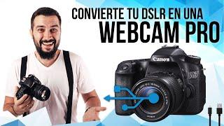 Convierte tu DSLR en una WEBCAM con EOS WEBCAM UTILITY | Julian Marinov