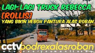 LAGI-LAGI TRUCK REBECCA ROLLIS YANG BIKIN HEBOH PANTURA ALAS ROBAN.