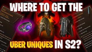 Diablo 4 Season 2 Uber Uniques Guide Which Boss Drops The Best Ones, How to get them Season of Blood