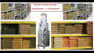 Automatic Grocery Packing machine  100gm, 250gm, 500gm, 1kg Low price for Supermarket  Hypermarket