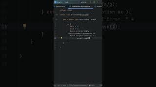 Como hacer uso de  excepciones con TRY-CATCH ArithmeticException ex  #java #backend #developer #clip