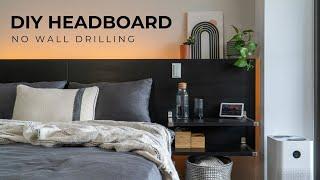 DIY IKEA Hack - Floating Headboard + Bedside Table For $200