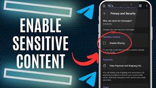 How to Enable Sensitive Content On Telegram | iOS & Android [2025]