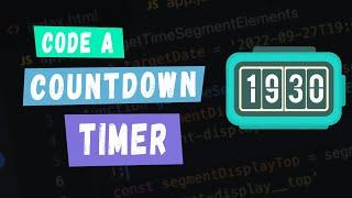 Code a JavaScript Countdown Timer with a Flip Clock