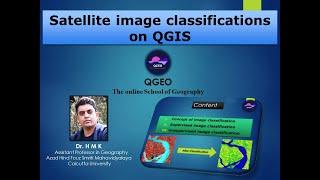 Supervised and unsupervised satellite image classifications on QGIS